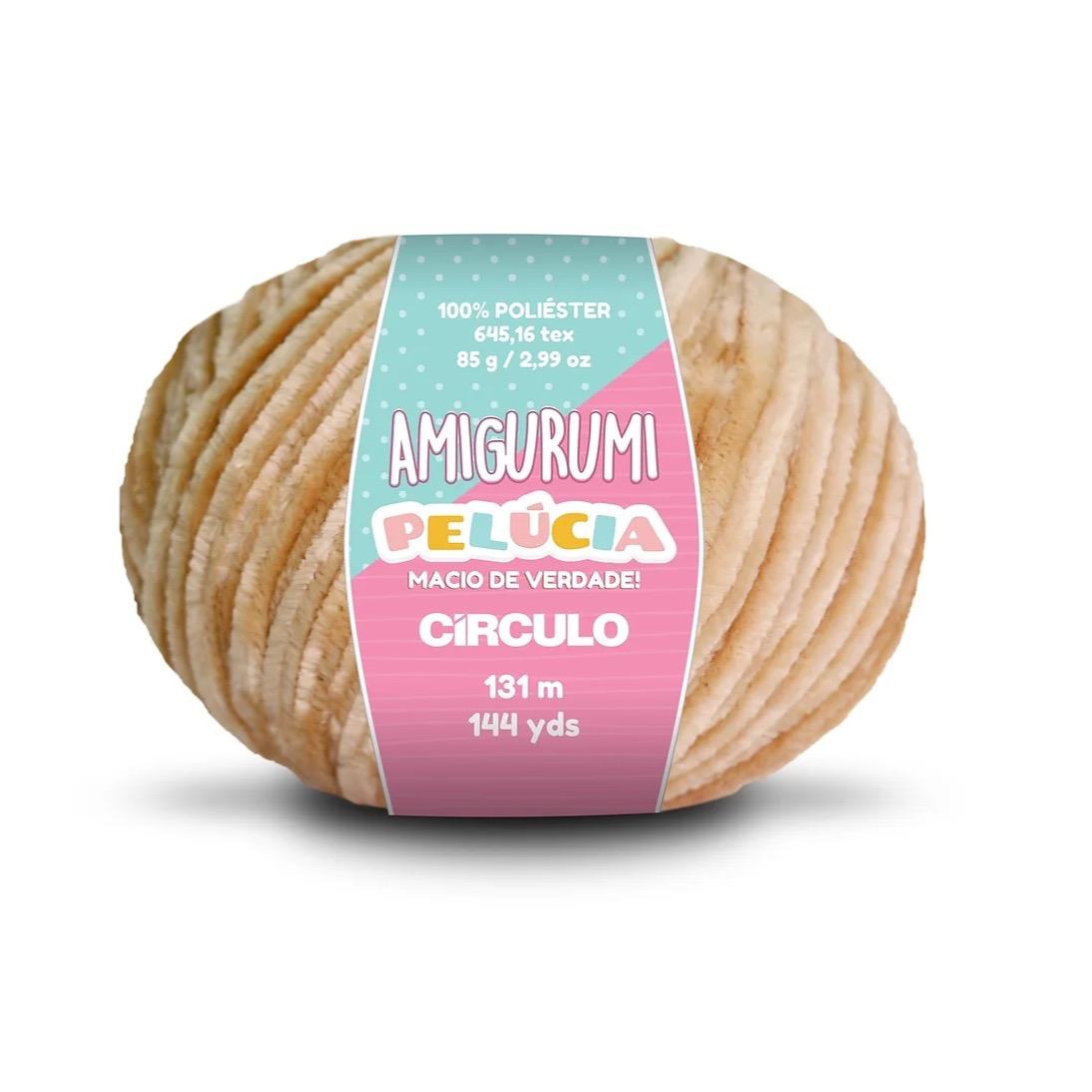 Amigurumi Pelucia Circulo, 85g, 131m, 100% polyester