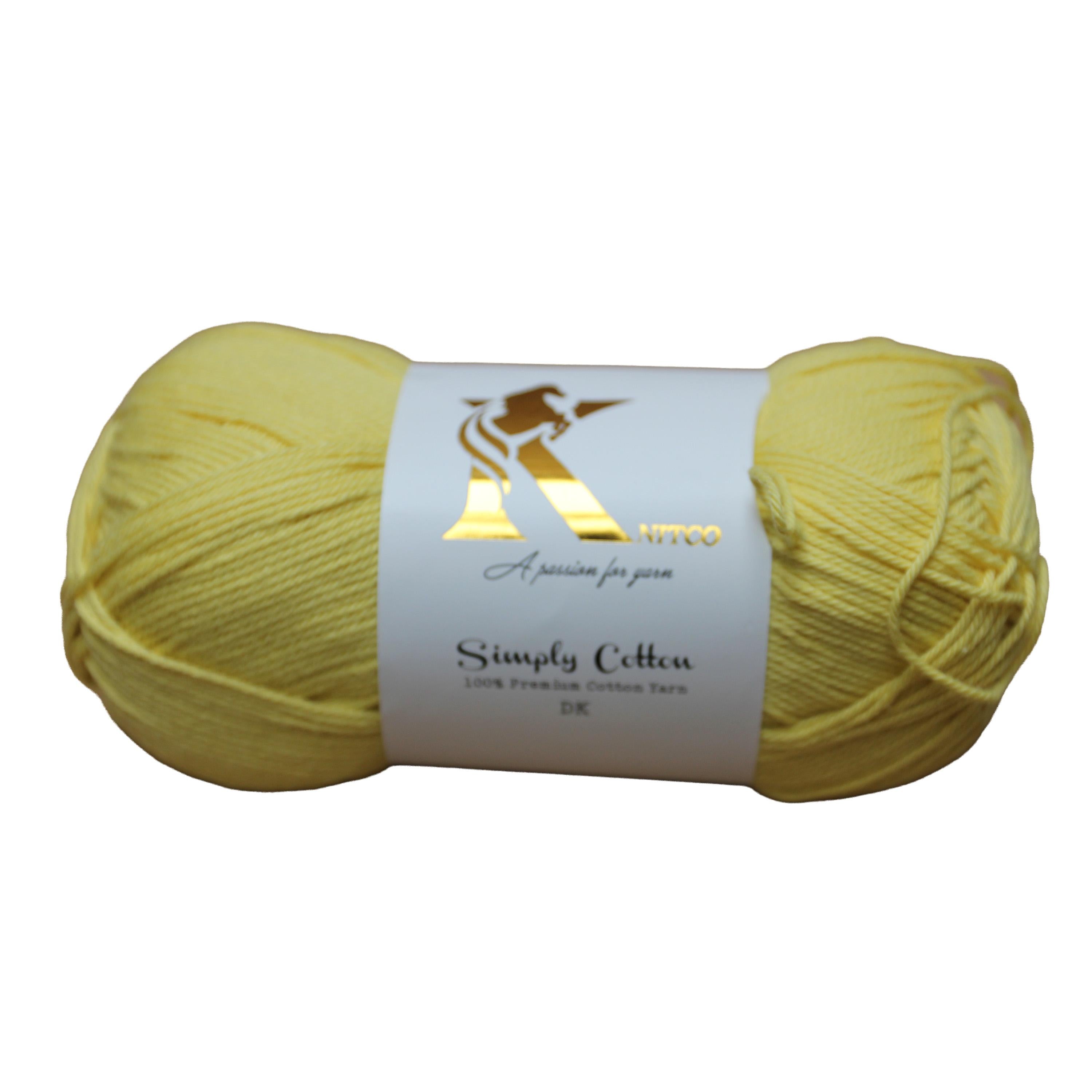 KnitCo Simply Cotton - 100g, 250m, 100% Cotton