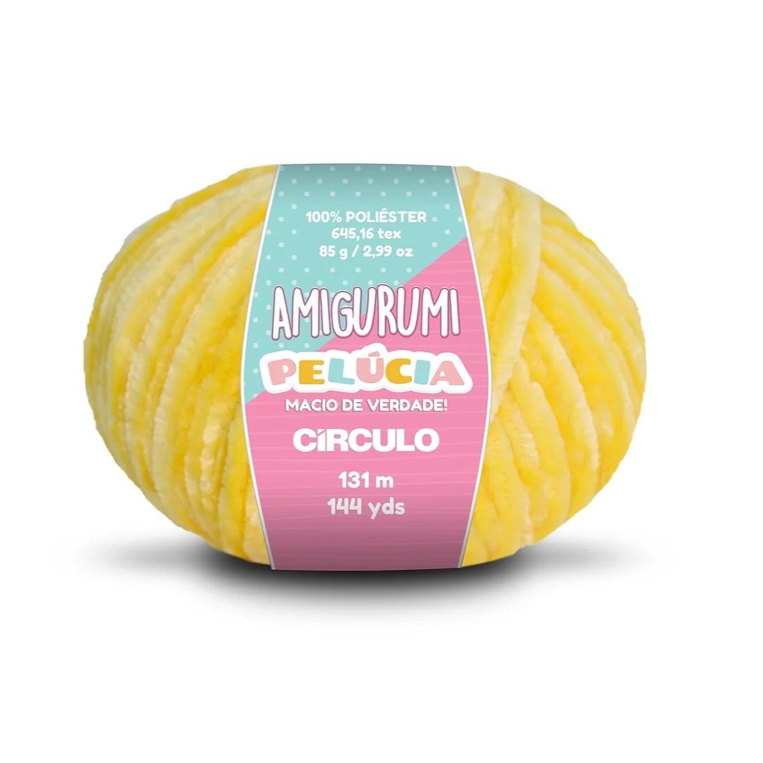 Amigurumi Pelucia Circulo, 85g, 131m, 100% polyester