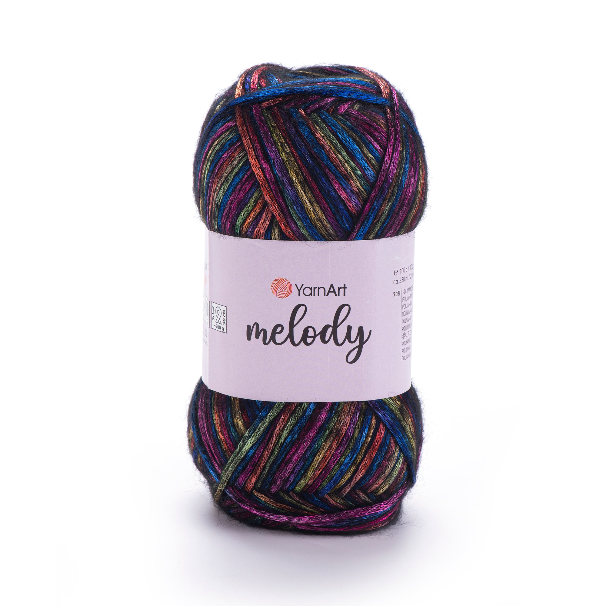 YarnArt Melody - 9% Wool - 21% Acrylic - 70% Polyamide - 100g - 230m