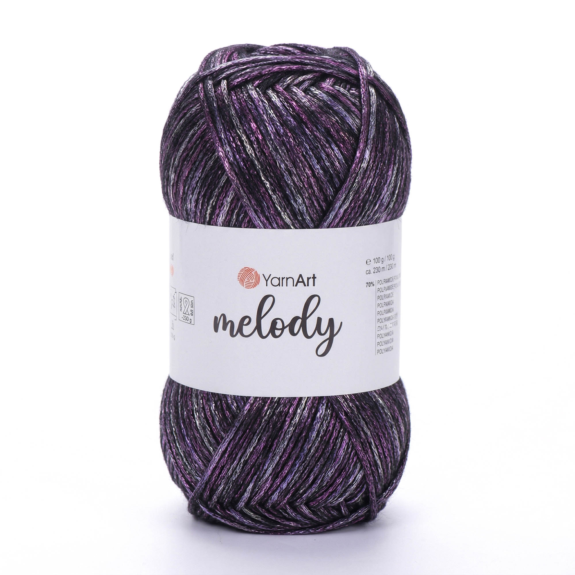 YarnArt Melody - 9% Wool - 21% Acrylic - 70% Polyamide - 100g - 230m