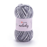 YarnArt Melody - 9% Wool - 21% Acrylic - 70% Polyamide - 100g - 230m