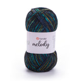 YarnArt Melody - 9% Wool - 21% Acrylic - 70% Polyamide - 100g - 230m