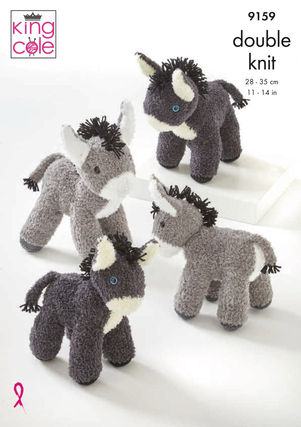 King Cole TRUFFLE KNITTING PATTERNS - 9159 Donkeys