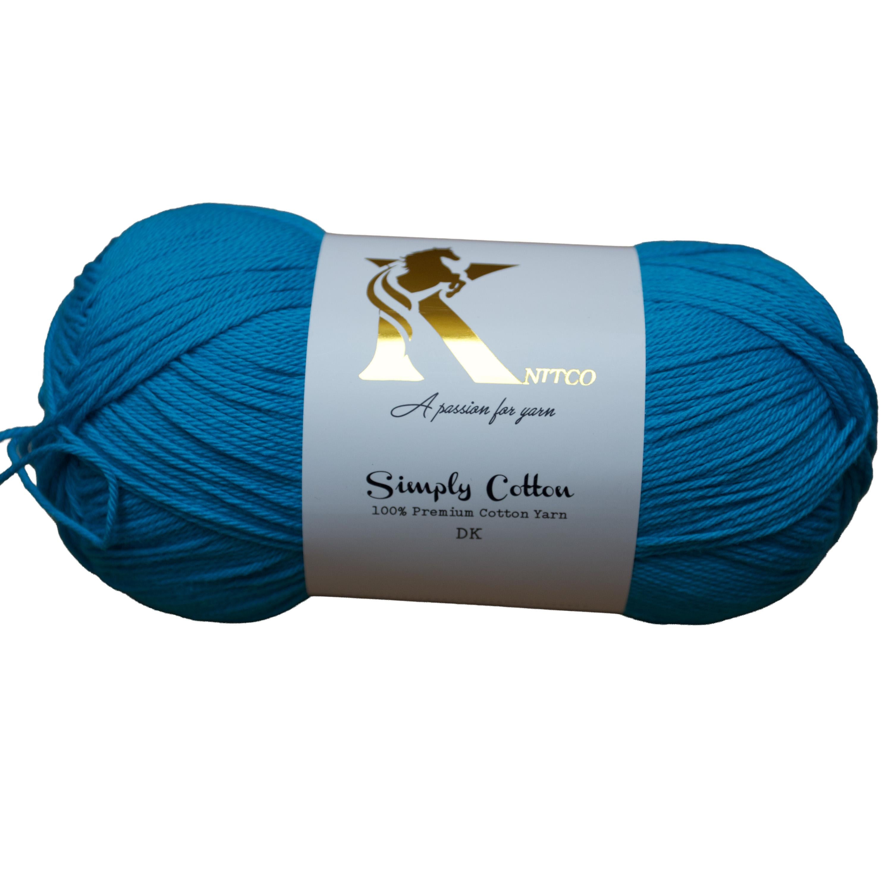 KnitCo Simply Cotton - 100g, 250m, 100% Cotton