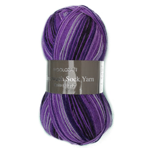 Woolcraft Superwash Sock Yarn 4Ply 100g - Burlington