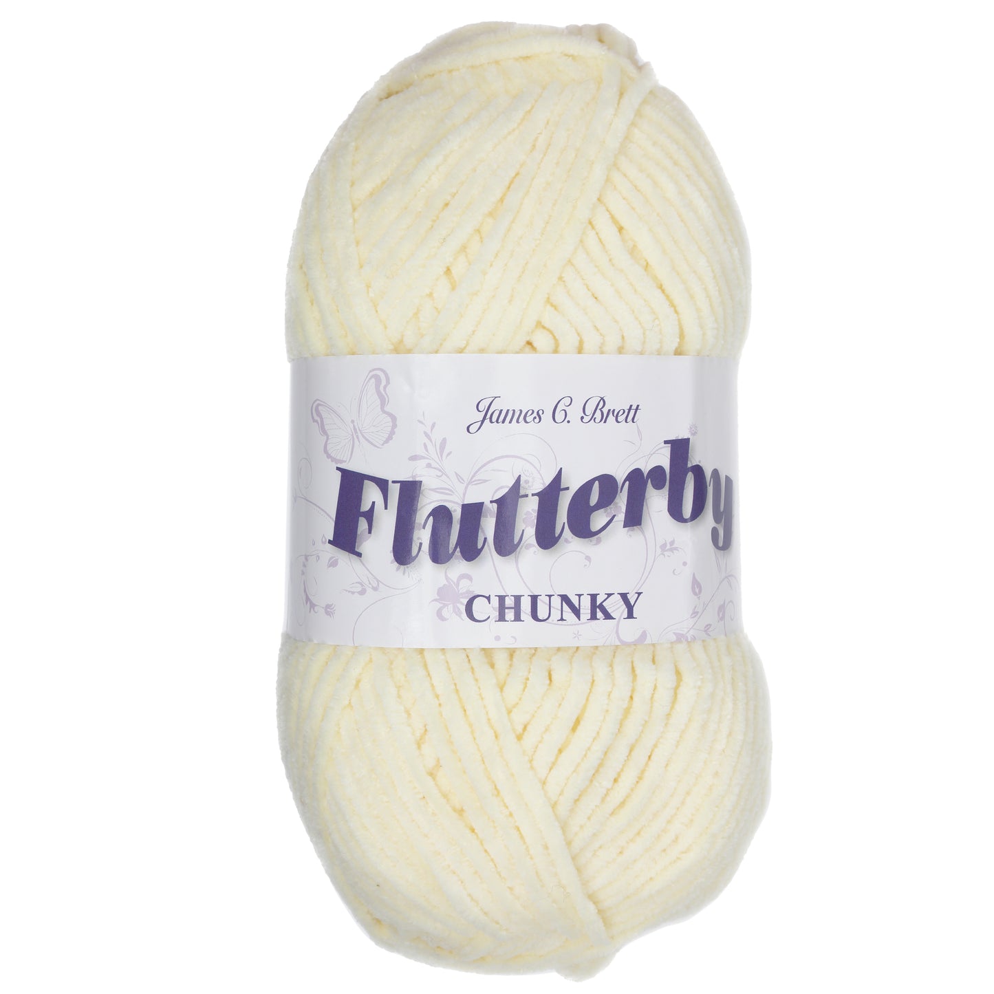 James C. Brett Flutterby Chenille Chunky - B9 Lemon