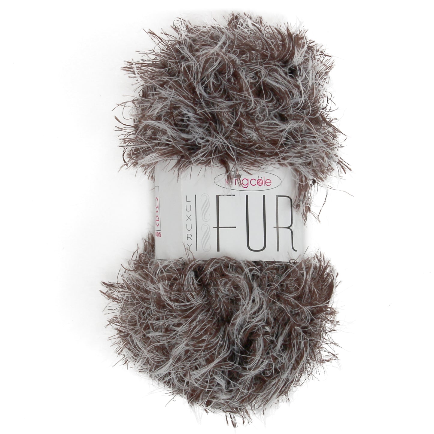 King Cole LUXURY FUR Knitting Yarn / Wool - Beaver - 4208