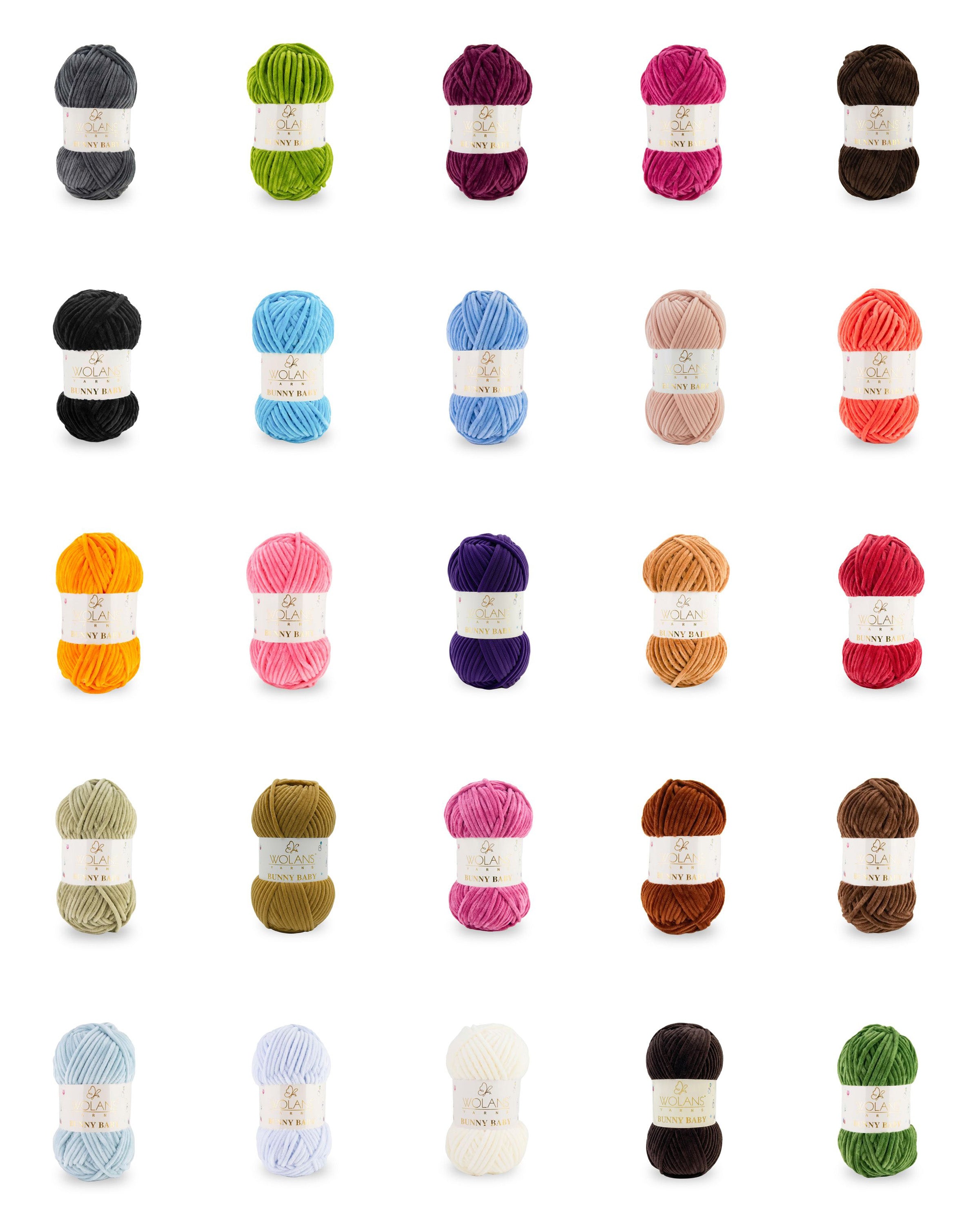 Wolans Yarn Bunny Baby - 100g - 120m - 100% Polyester