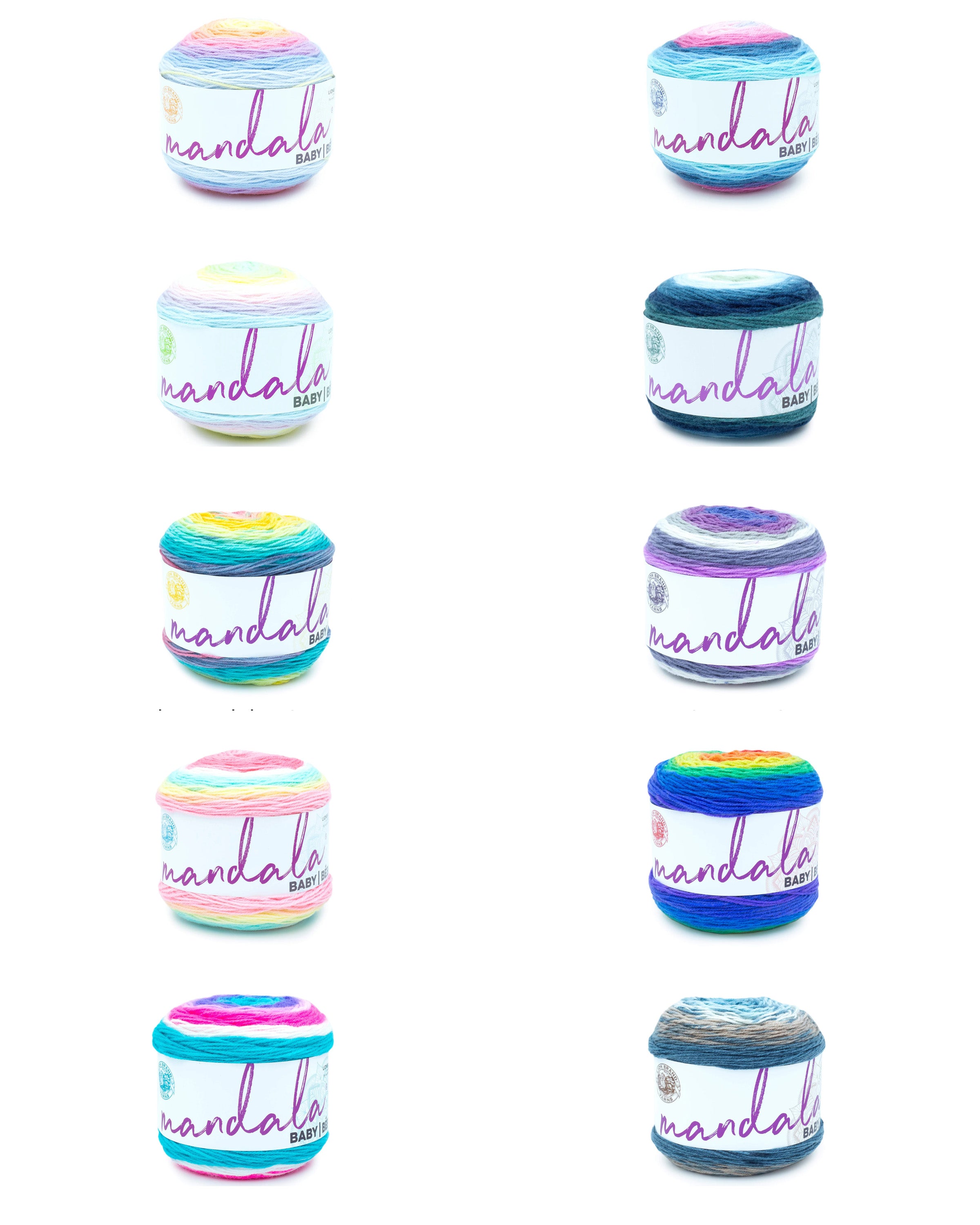 Lion Brand Mandala® Baby Yarn - 150g - 540m - 100% Acrylic