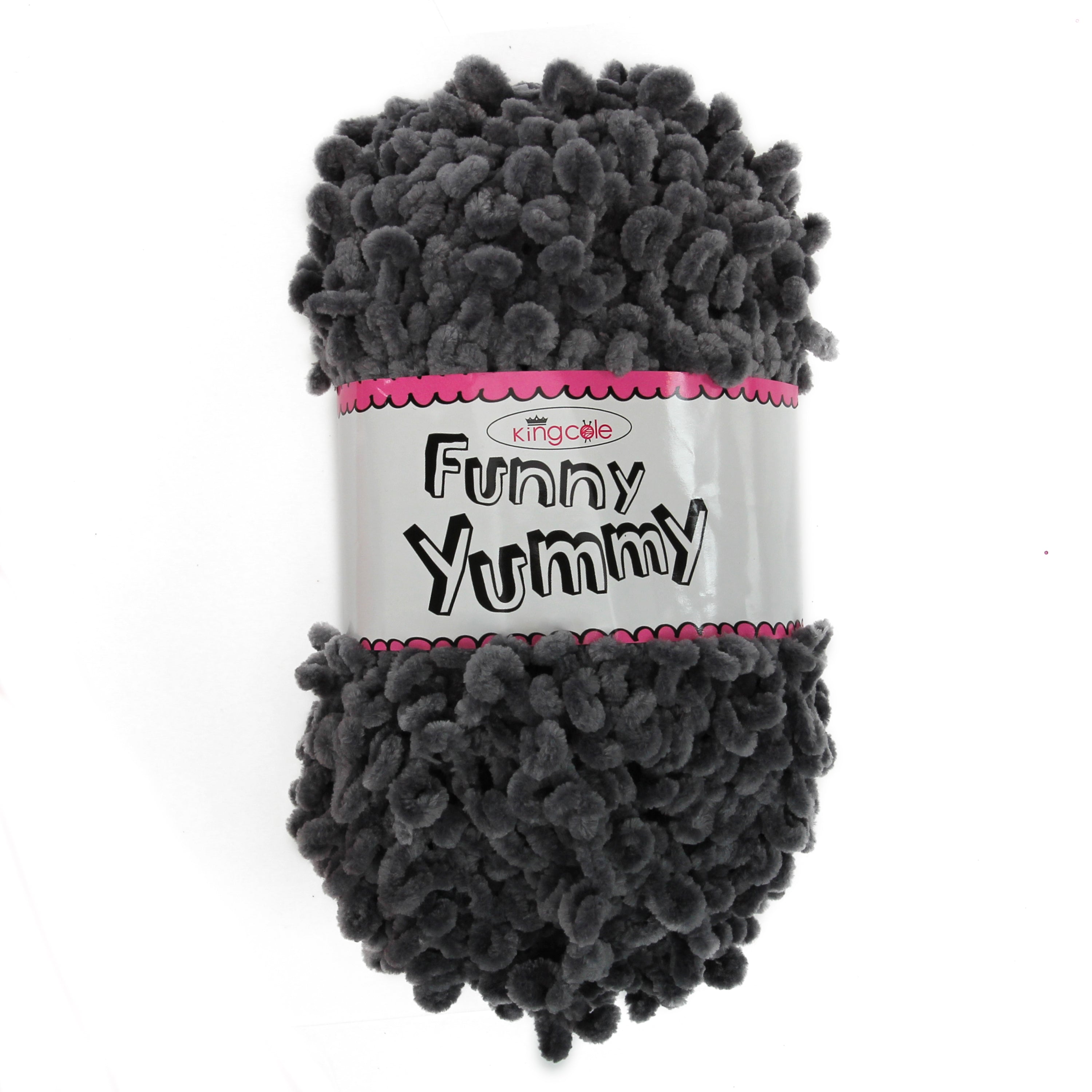 King Cole FUNNY YUMMY Knitting Yarn / Wool - 100g Ball - Grey - 4151