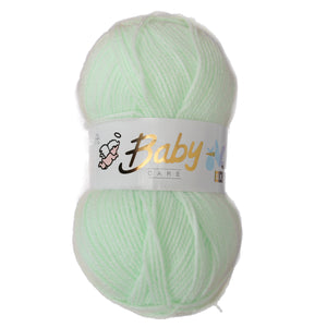 Woolcraft BABY CARE DK Soft Knitting Wool / Yarn - 100g Ball - Mint