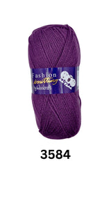 Woolcraft NEW FASHION DK Knitting - Mauve - 3584