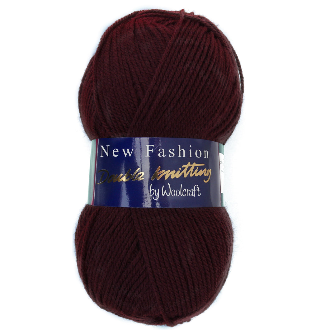 Woolcraft NEW FASHION DK Knitting Plum - 237