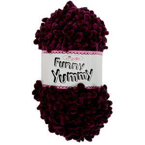 King Cole FUNNY YUMMY Knitting Yarn / Wool - 100g Ball - Purple - 4149