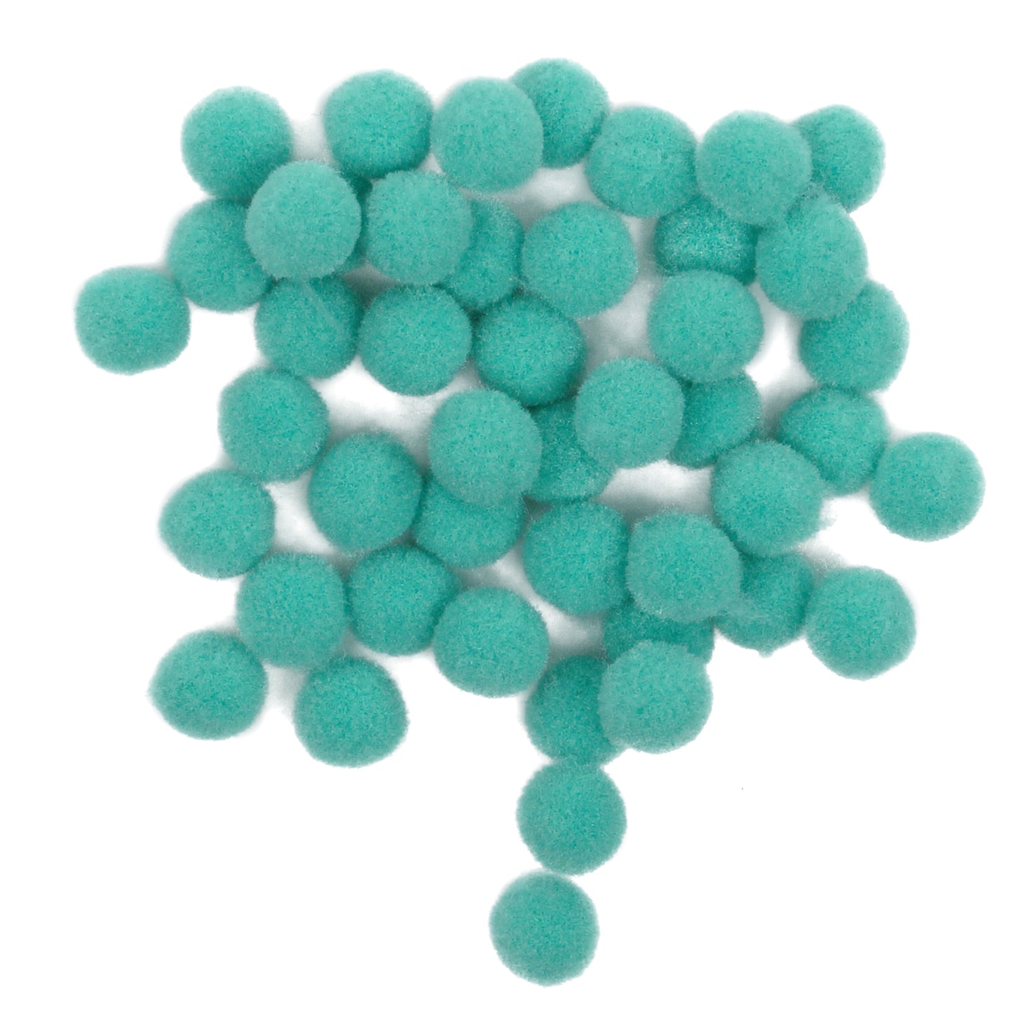 10mm Pom Poms 1cm - Light Green 50 Pack