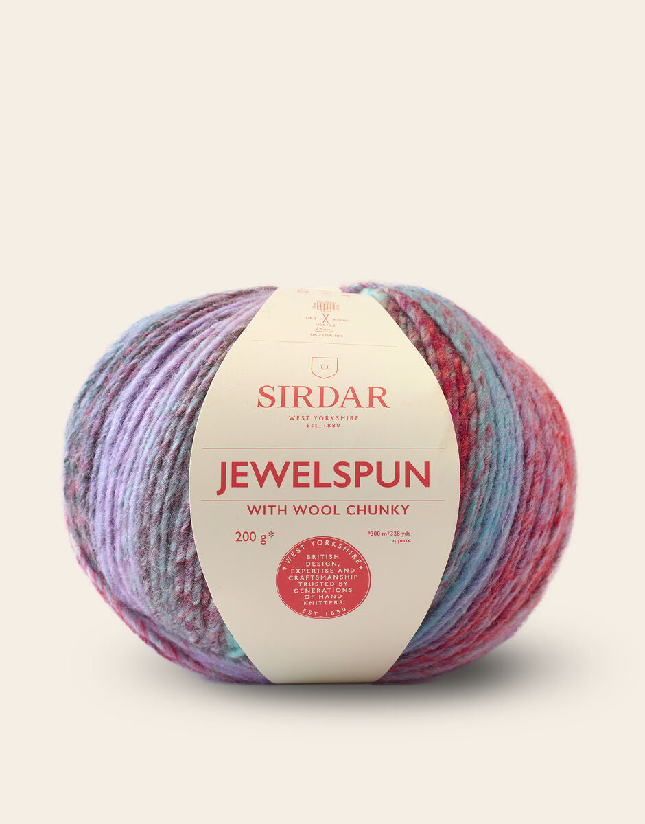 SIRDAR JEWELSPUN WITH WOOL CHUNKY, 200G