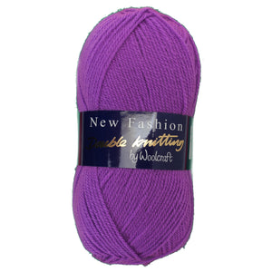 Woolcraft NEW FASHION DK Knitting Violet - 718