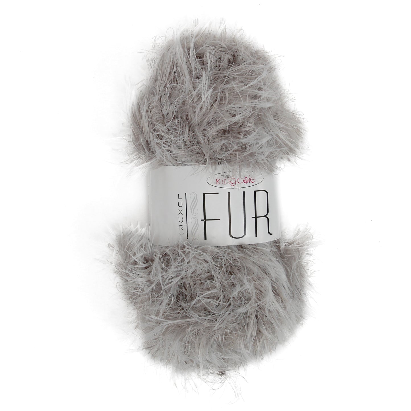 King Cole LUXURY FUR Knitting Yarn / Wool - Wolf - 4213