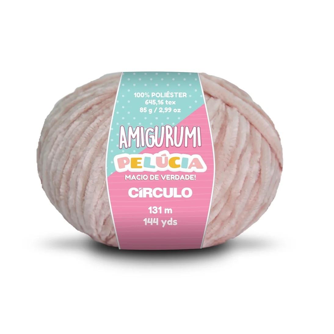 Amigurumi Pelucia Circulo, 85g, 131m, 100% polyester