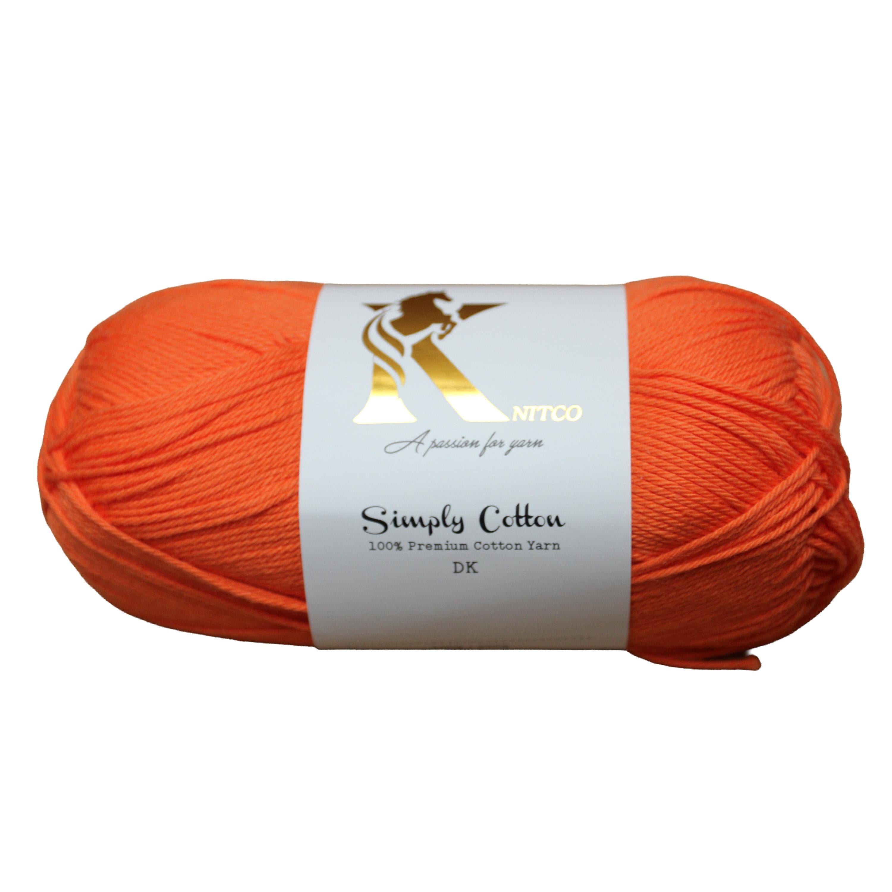 KnitCo Simply Cotton - 100g, 250m, 100% Cotton