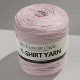 Diamante Crafts Tshirt Yarn - 650g - 110m - 85% Cotton - 10% Recycled Fibres - 5% Elastane