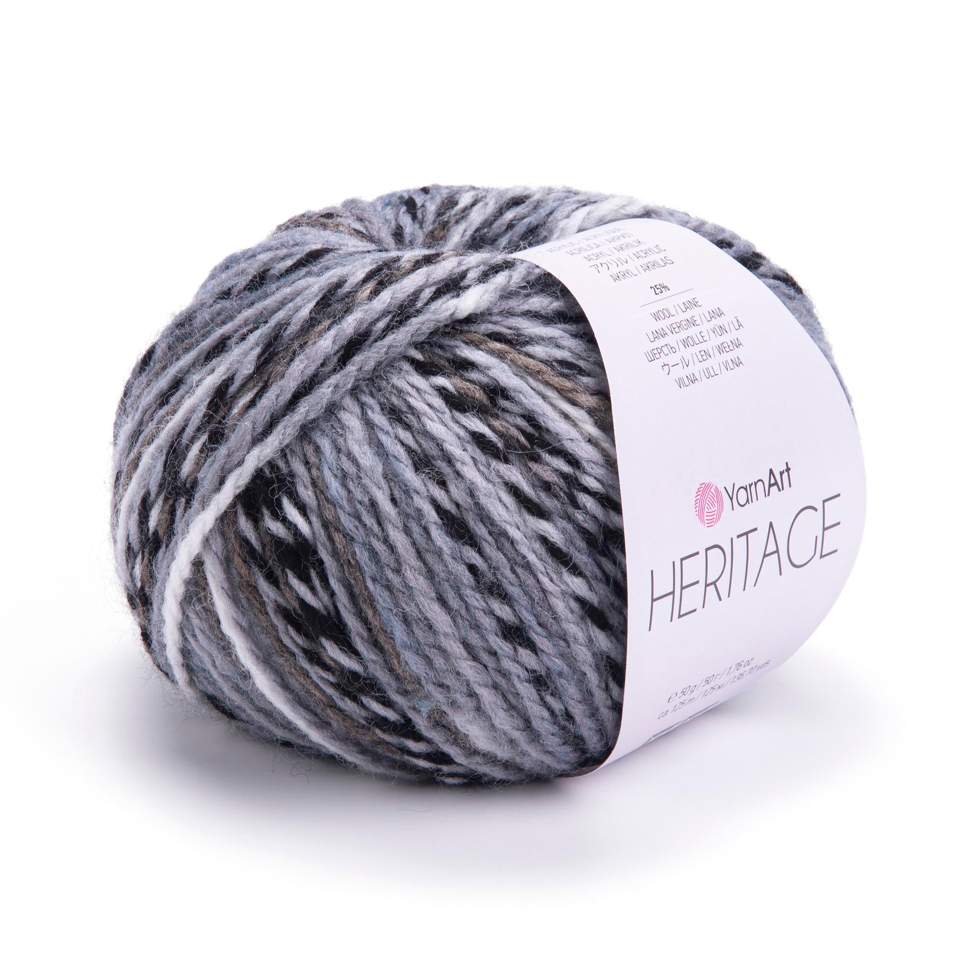 Yarn Art Heritage - 50g, 25% Wool / 75% Acrylic