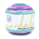 Lion Brand Mandala® Sparkle Yarn - 100g - 300m -  98% Acrylic - 2% Metallic Polyester