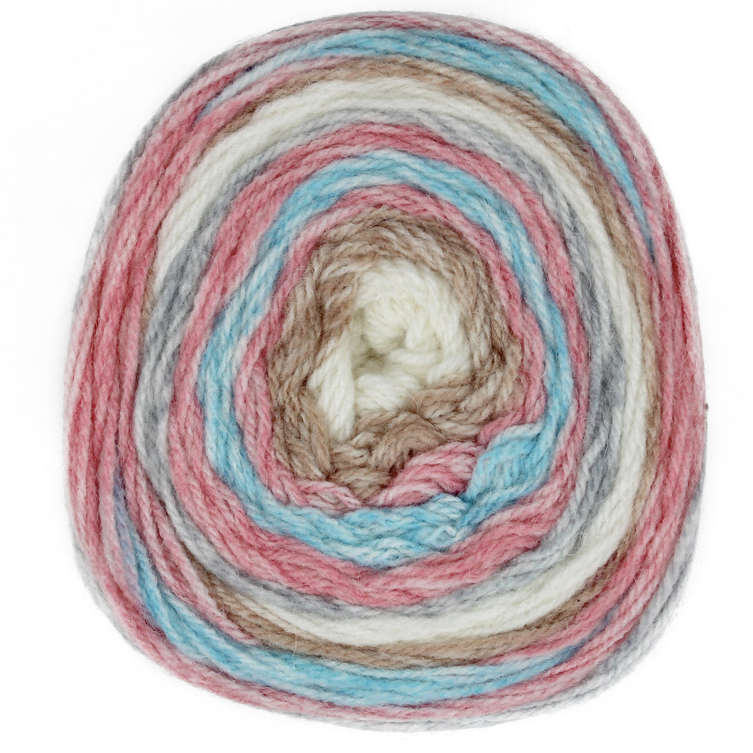 King Cole YARN CAKES HARVEST DK Knitting Yarn - Autumn Sky