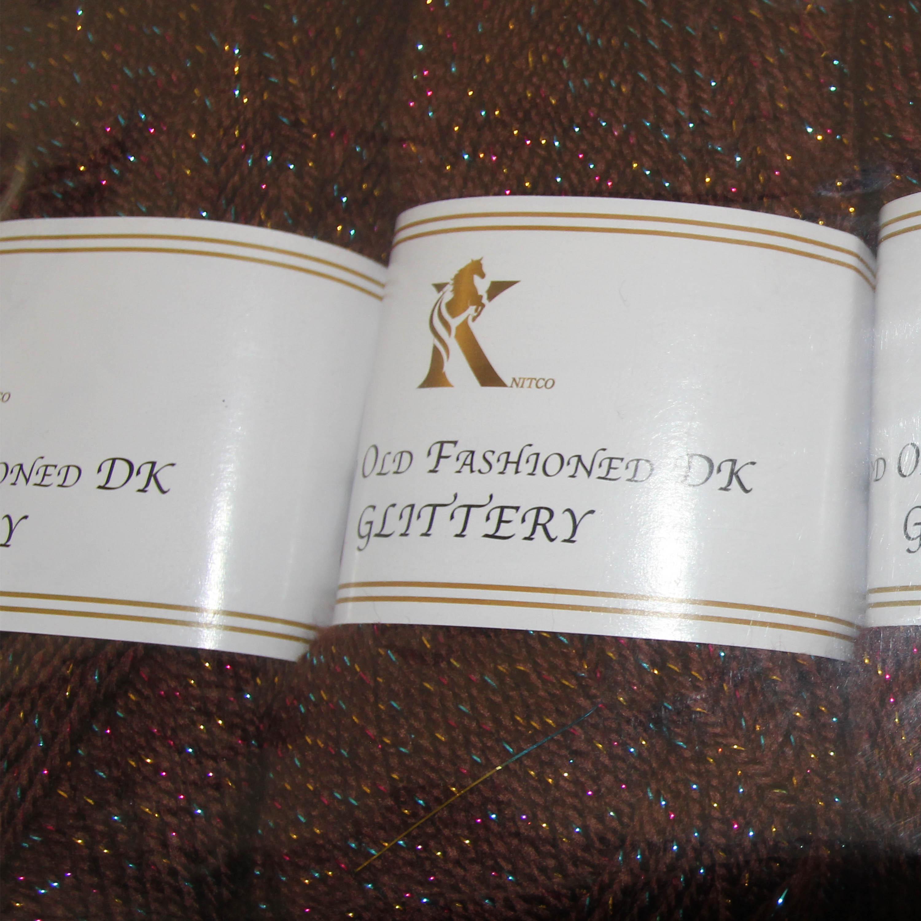 Knit co Glittery PACK OF 5 Yarn / Glitter DK - 100g