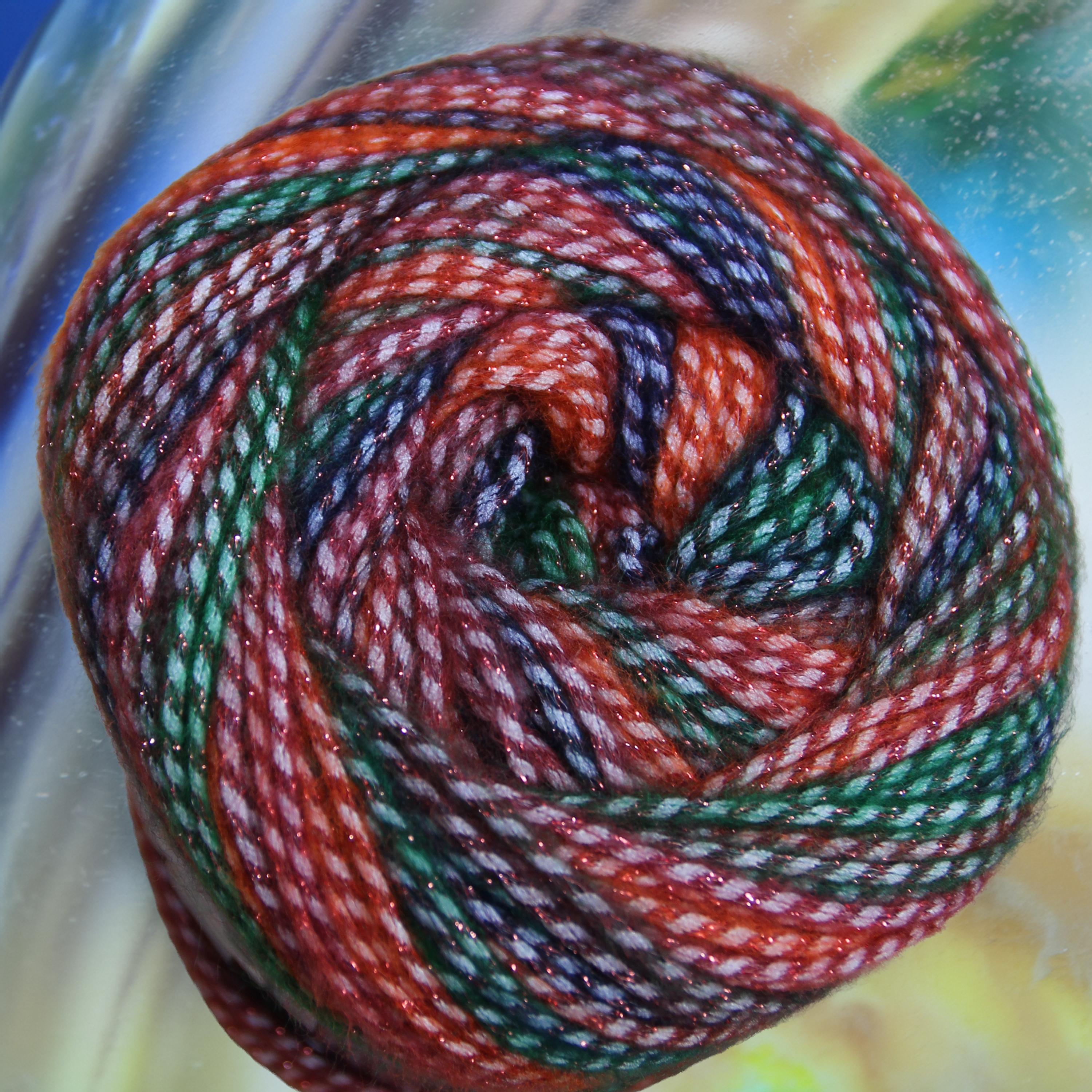 Knitco Cosmic Dust - 100g, 290m 10% wool / 30% Acrylic / 25% Polyester / 35% Polyamide