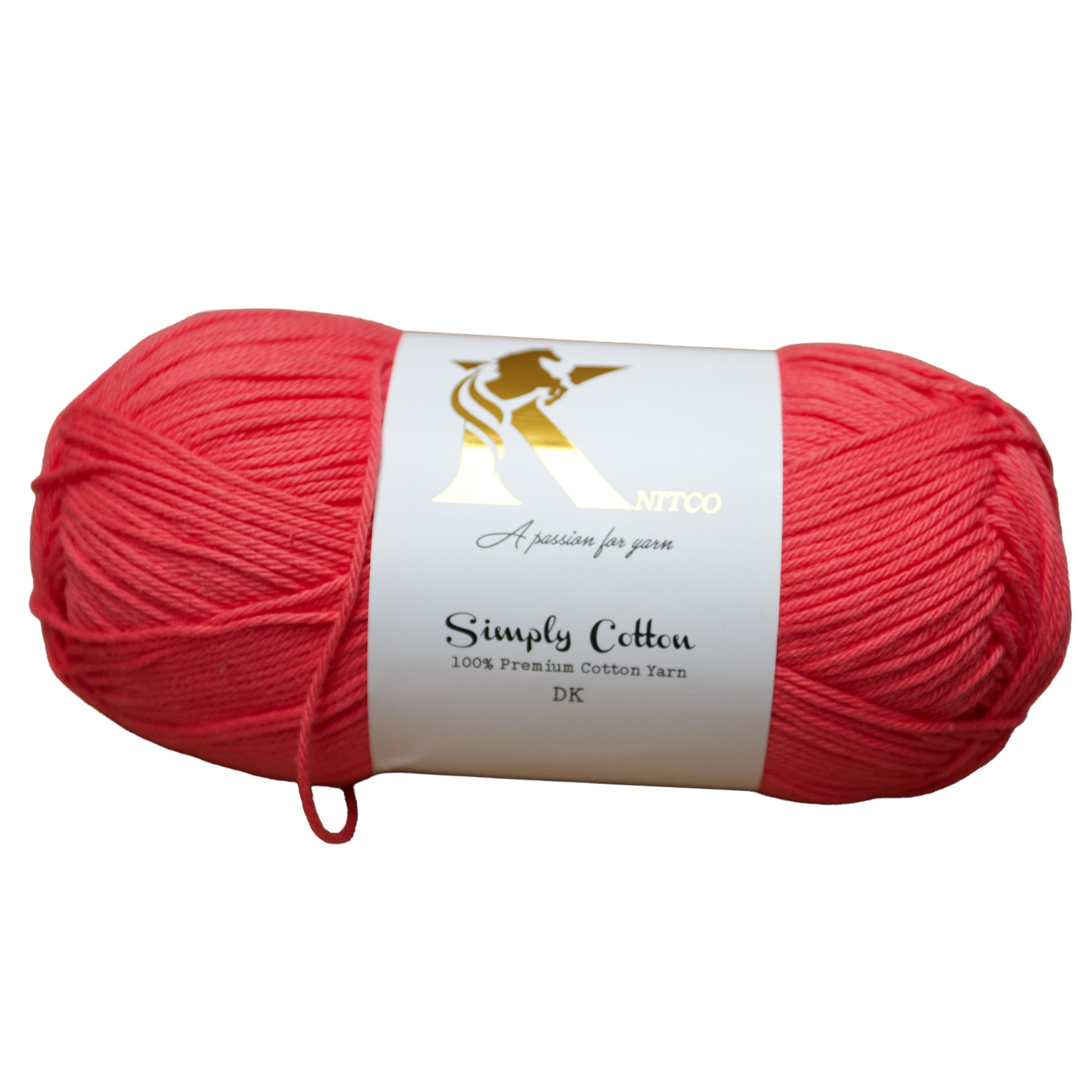 KnitCo Simply Cotton - 100g, 250m, 100% Cotton
