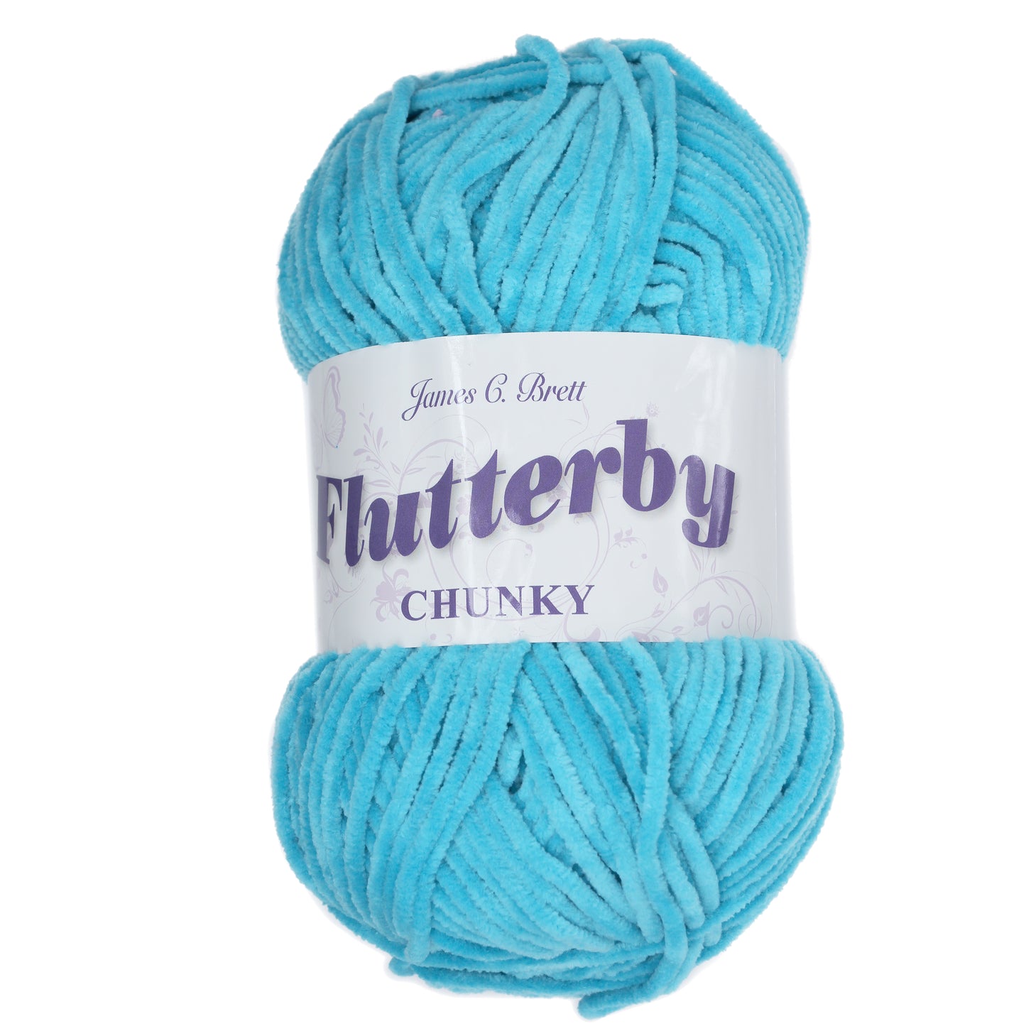 James C. Brett Flutterby Chenille Chunky - B49 Turquoise