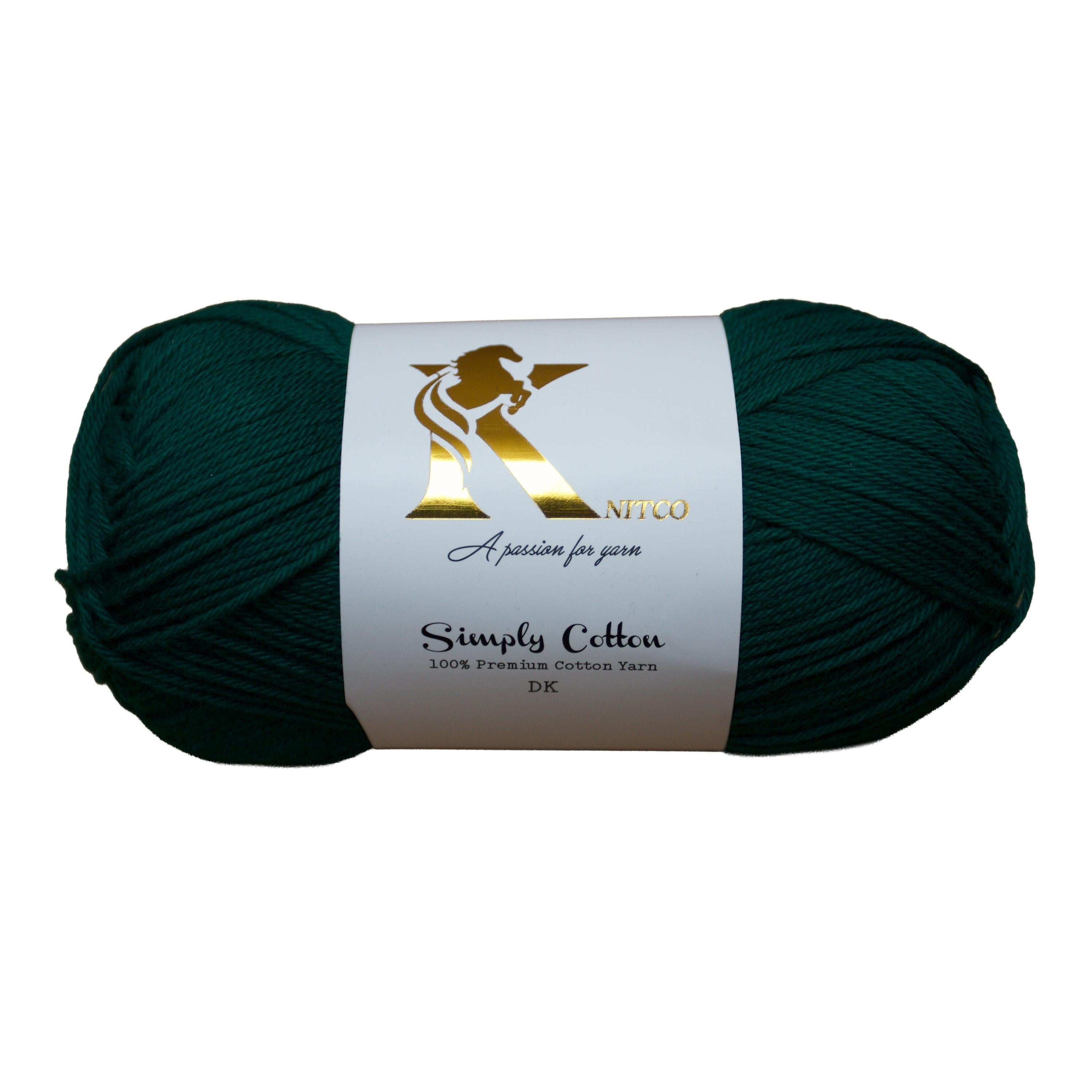 KnitCo Simply Cotton - 100g, 250m, 100% Cotton