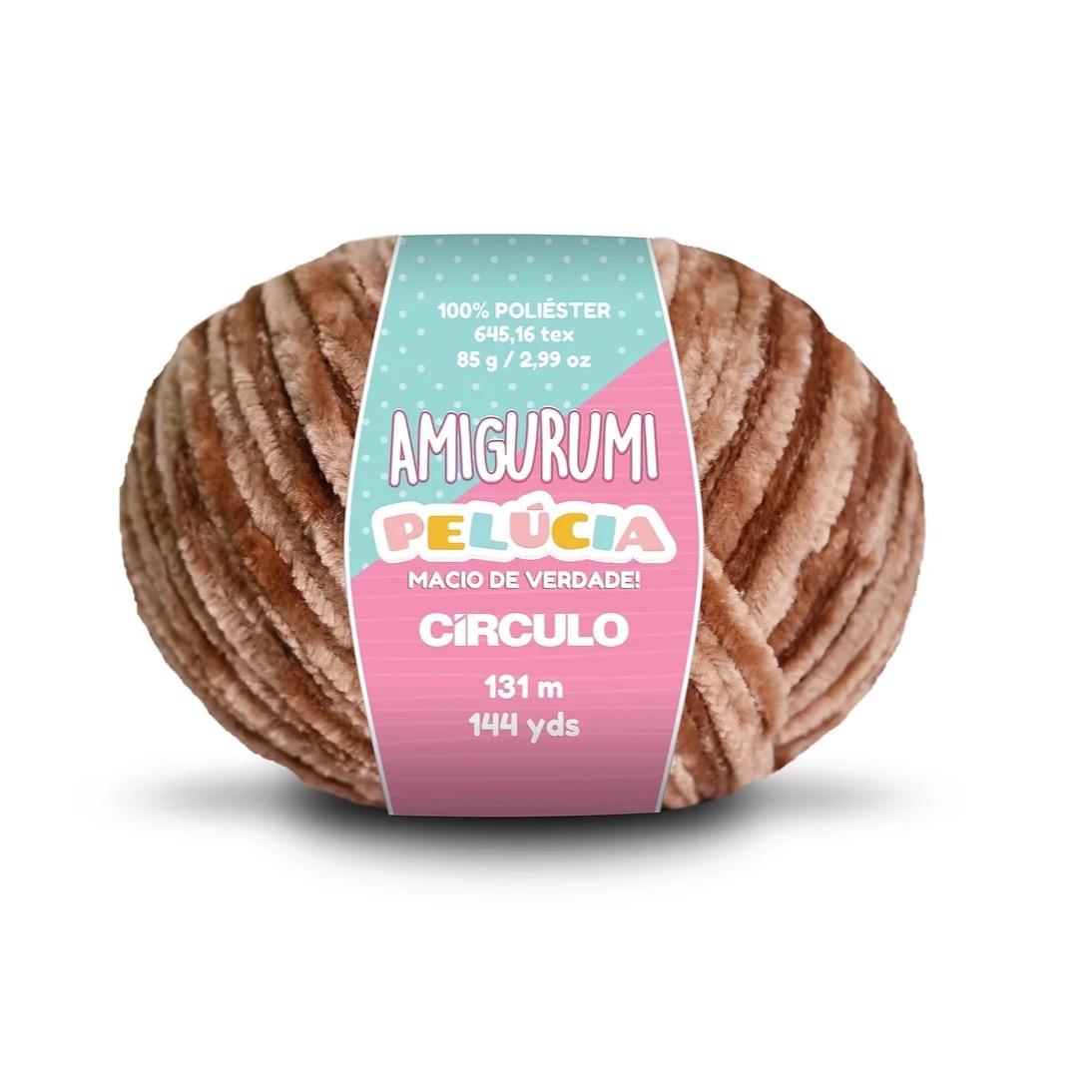 Amigurumi Pelucia Circulo, 85g, 131m, 100% polyester