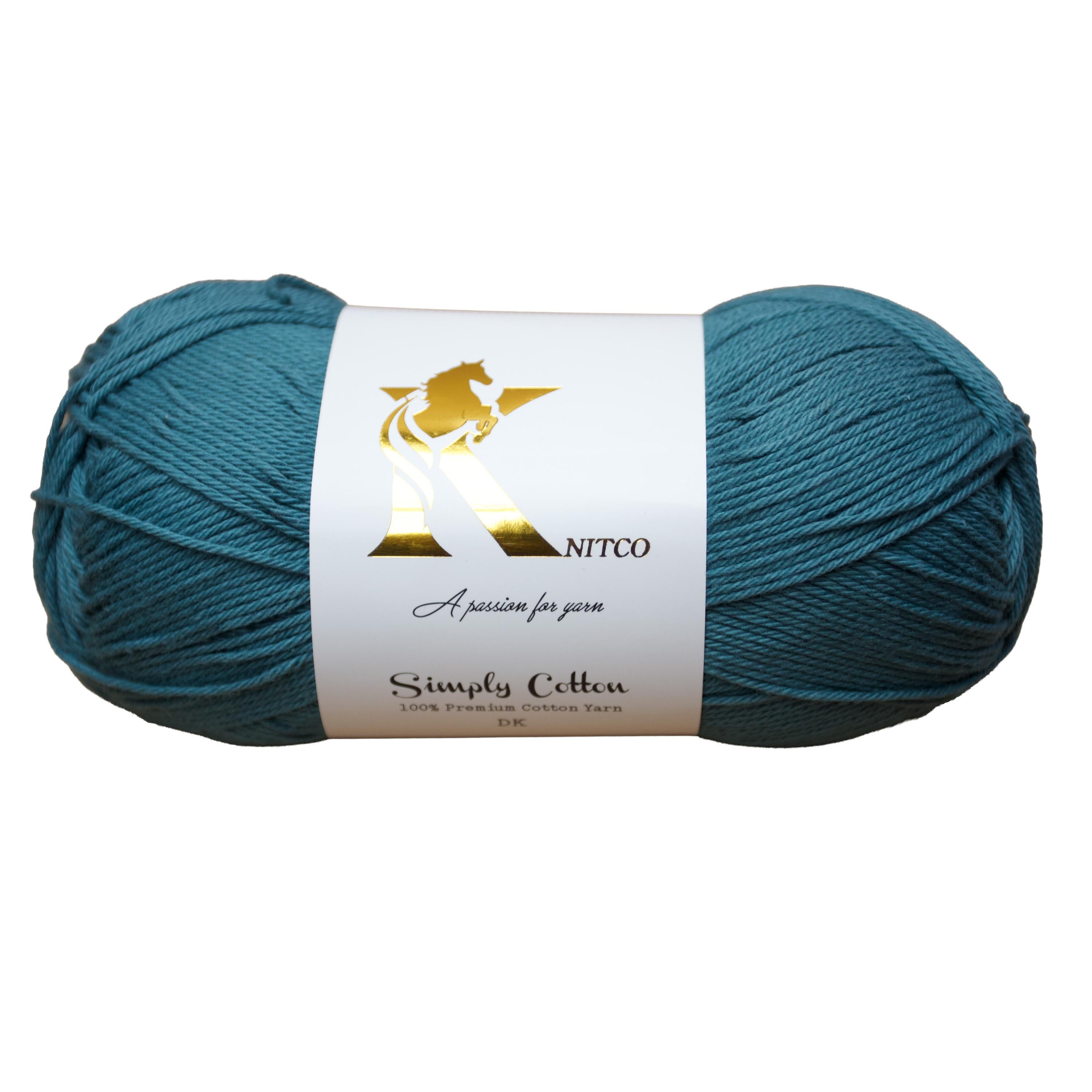 KnitCo Simply Cotton - 100g, 250m, 100% Cotton