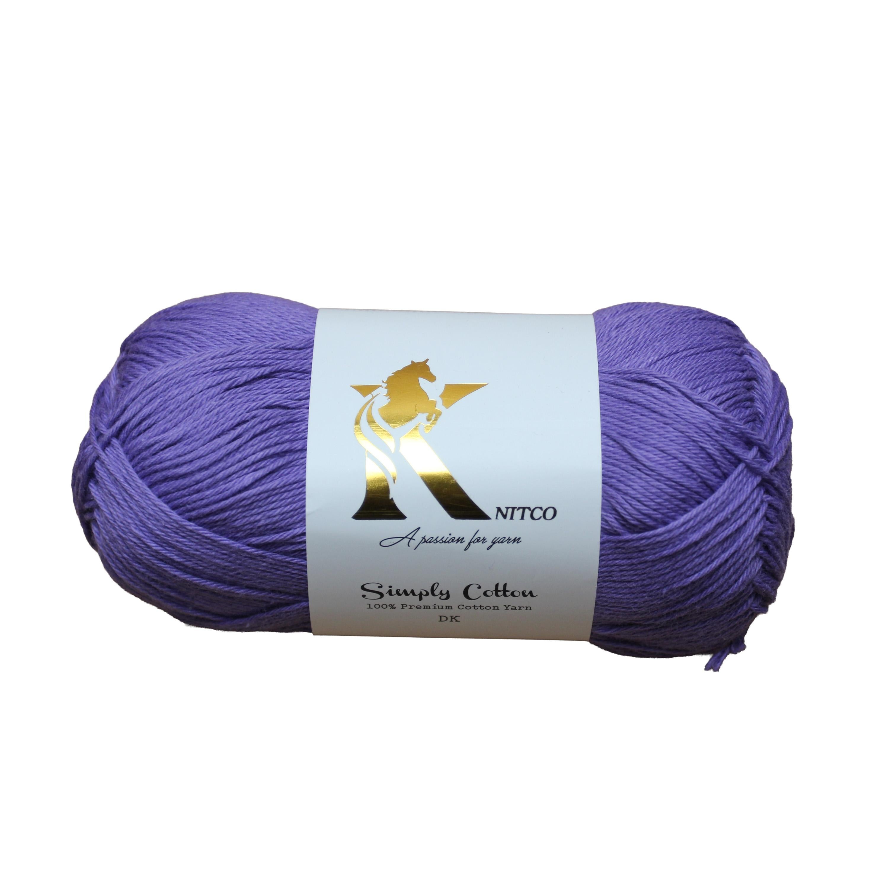 KnitCo Simply Cotton - 100g, 250m, 100% Cotton