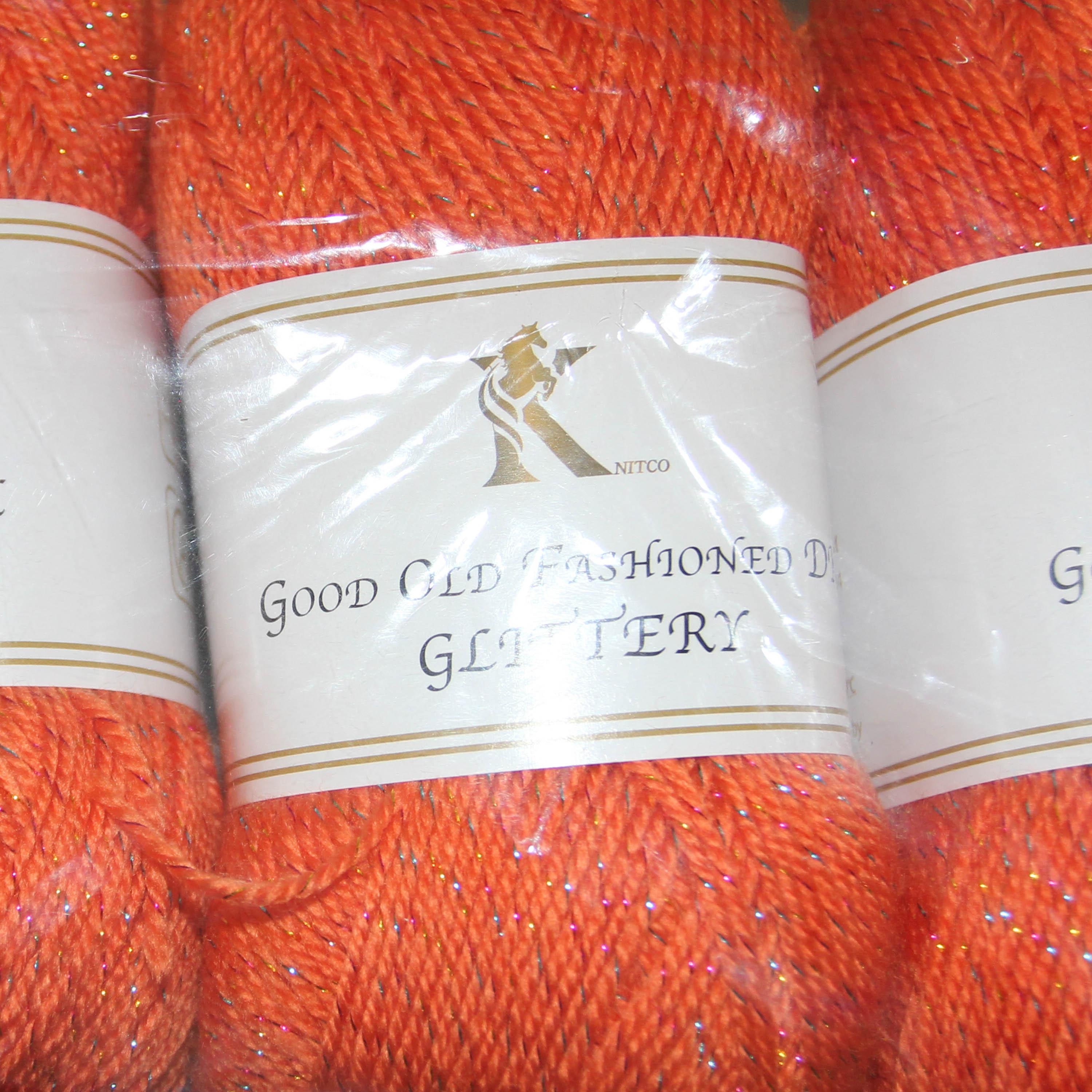 Knit co Glittery PACK OF 5 Yarn / Glitter DK - 100g