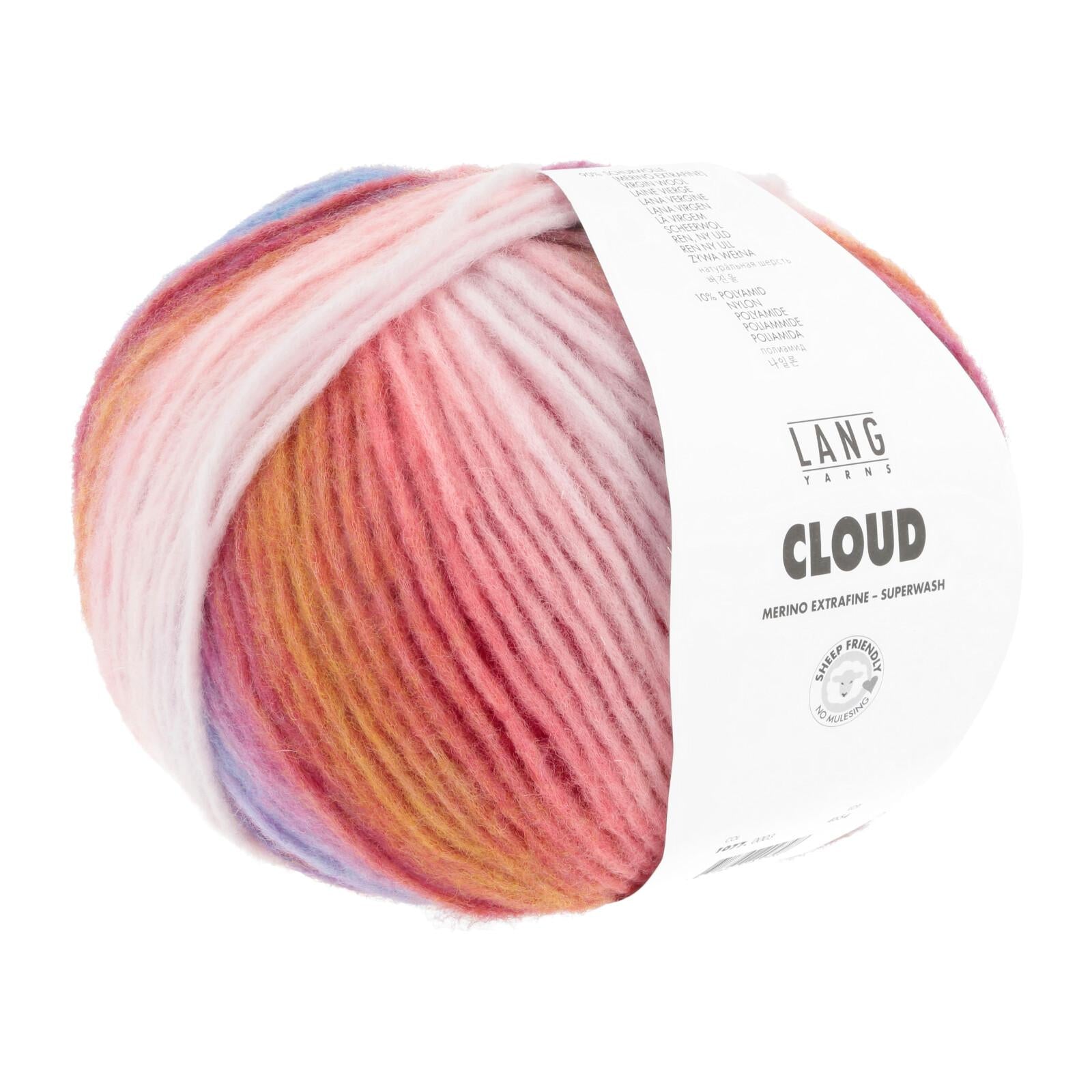 Cloud Lang Yarns, 100g, 260m, 90% merino, 10% nylon