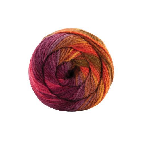 Papatya Batik Dk Variegated Pack Of 5 - 100g, 100% Acrylic, 360m