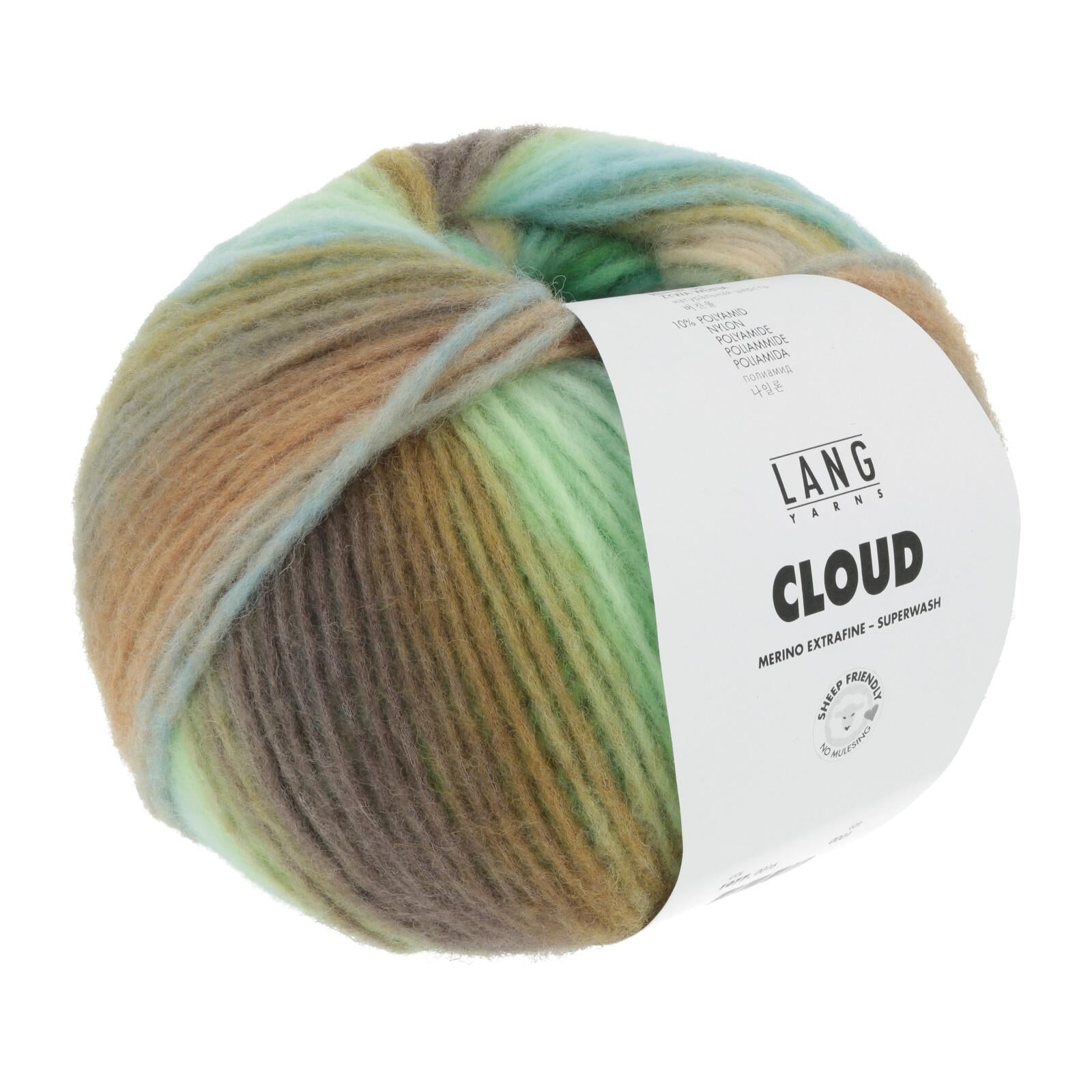Cloud Lang Yarns, 100g, 260m, 90% merino, 10% nylon