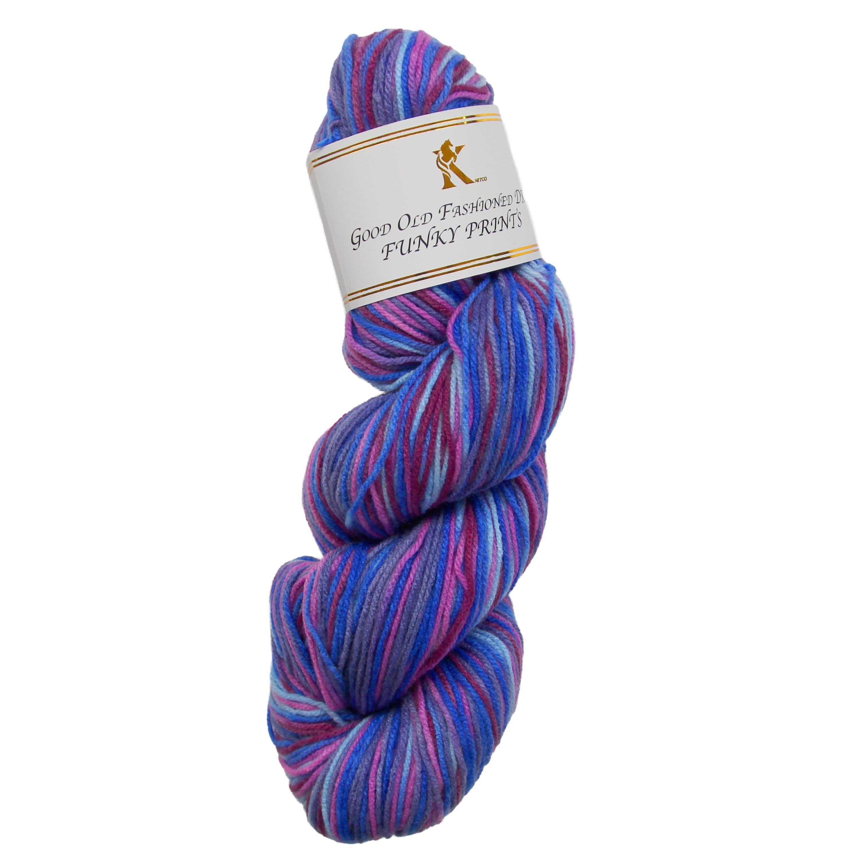 Good Old Fashioned Funky Prints Hanks - 100g - 280m - 100% Acrylic