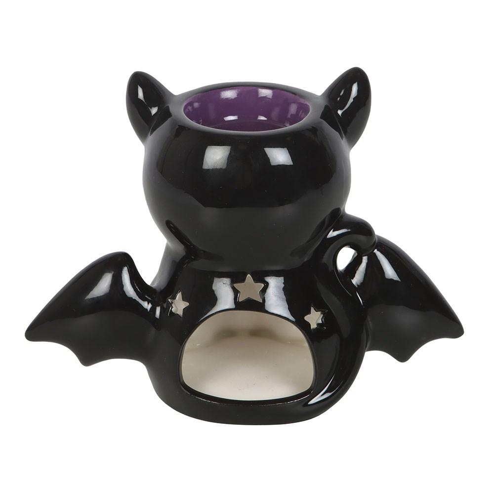 Cute And Creepy Bat Cat Oil Burner And Wax Warmer
