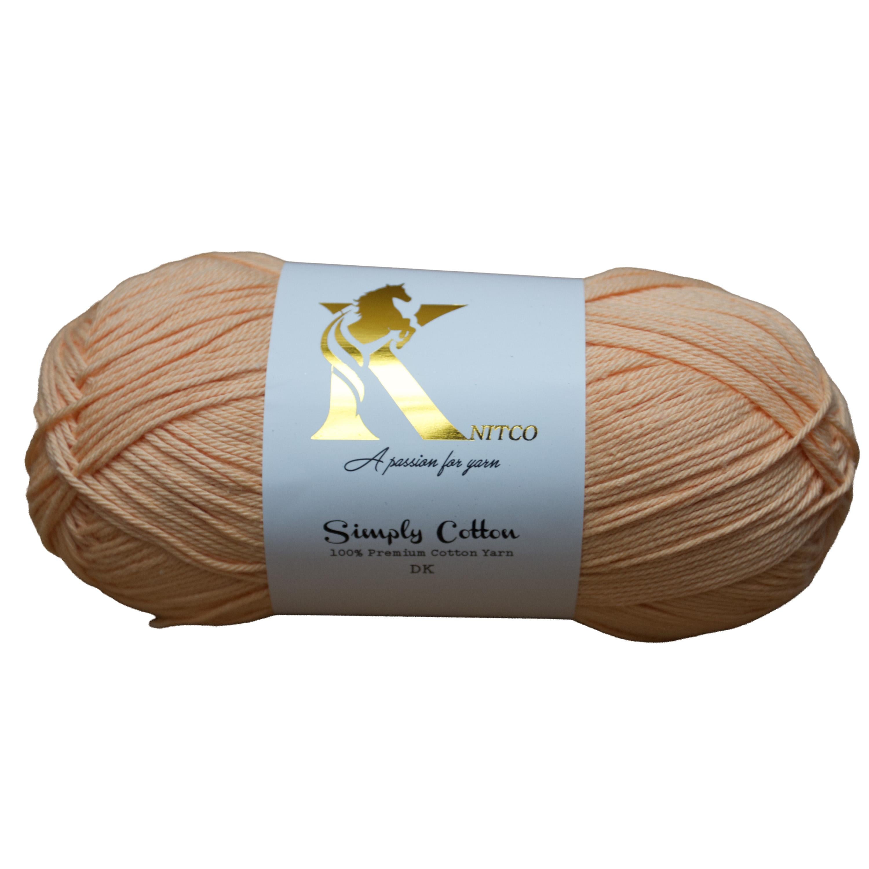 KnitCo Simply Cotton - 100g, 250m, 100% Cotton