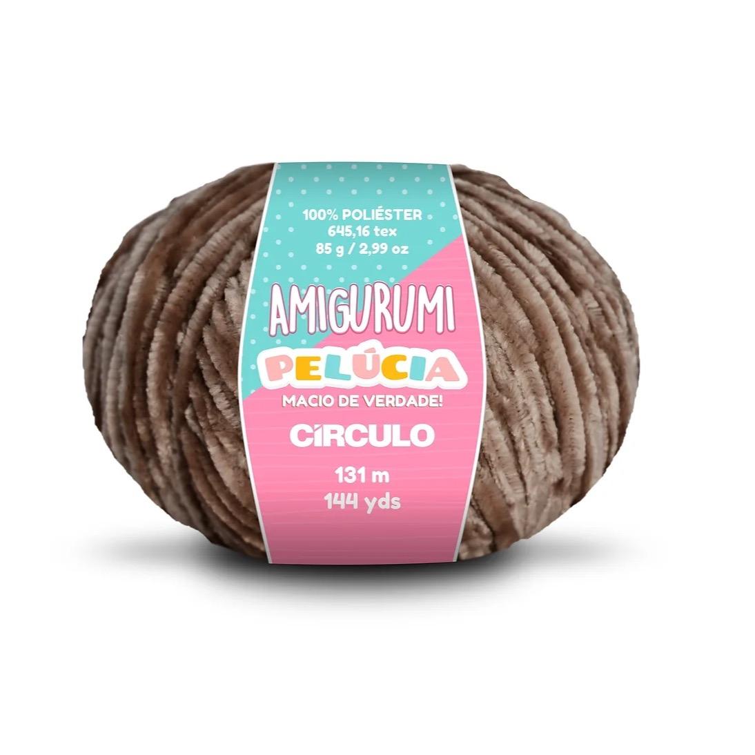 Amigurumi Pelucia Circulo, 85g, 131m, 100% polyester
