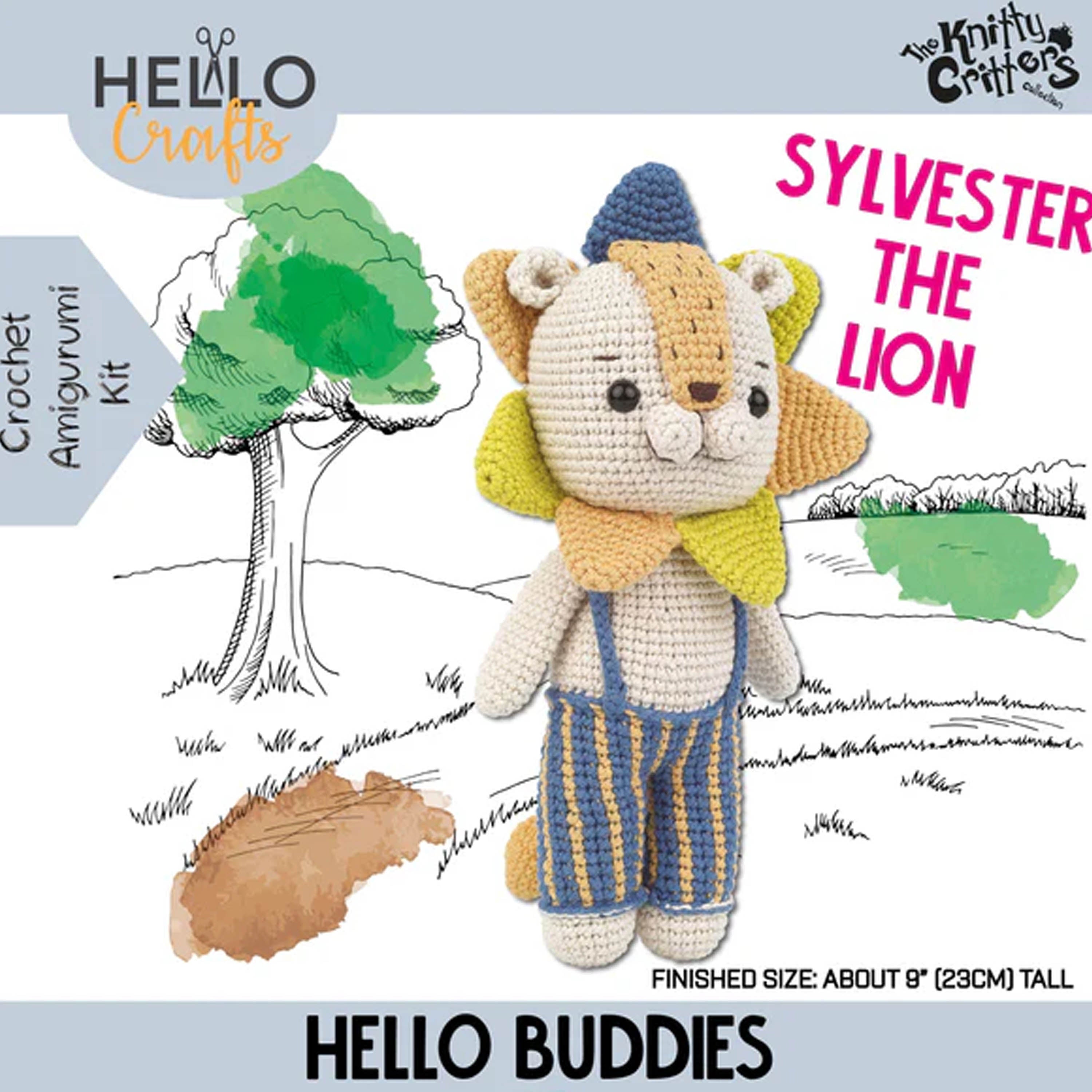 Knitty Critters - Hello Buddies - DIY Amigurumi Crochet Kit