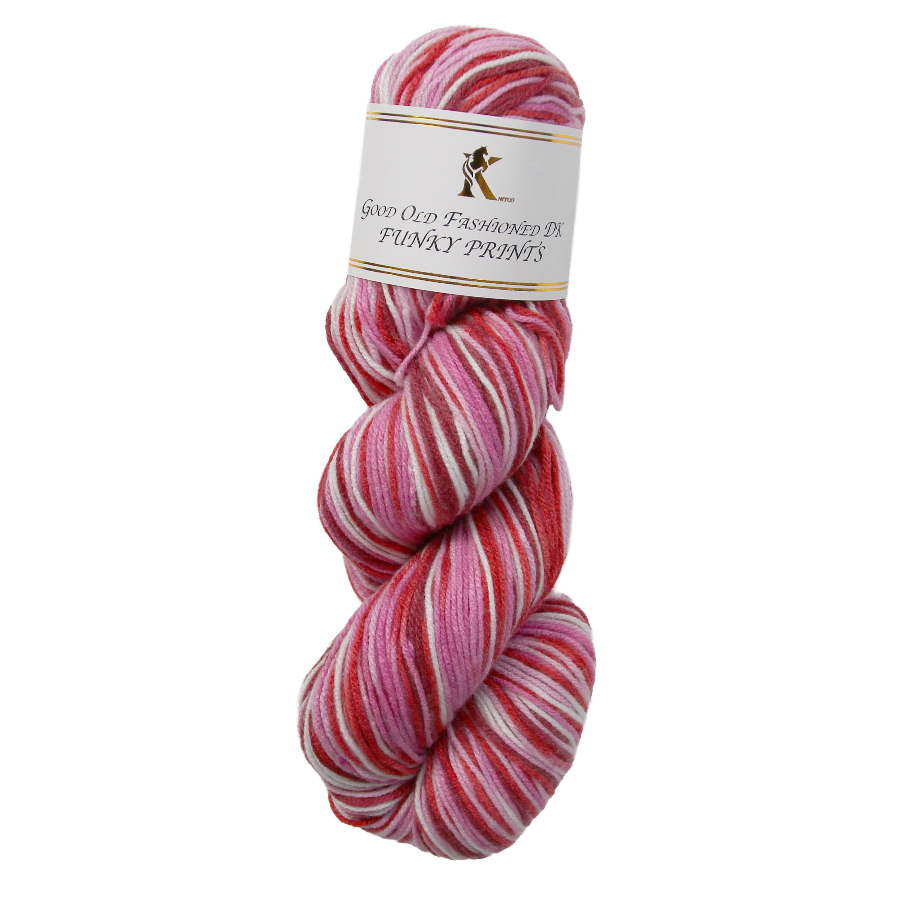 Good Old Fashioned Funky Prints Hanks - 100g - 280m - 100% Acrylic