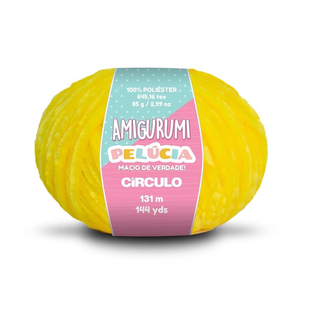 Amigurumi Pelucia Circulo, 85g, 131m, 100% polyester