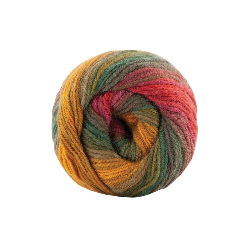 Papatya Batik Dk Variegated Pack Of 5 - 100g, 100% Acrylic, 360m
