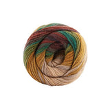 Papatya Batik Dk Variegated Pack Of 5 - 100g, 100% Acrylic, 360m